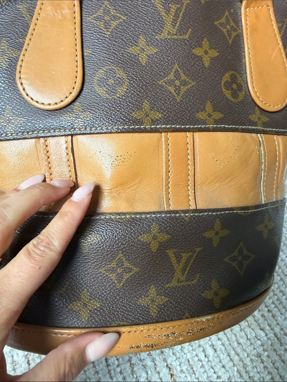 Vintage Louis Vuitton Macadam Bucket PM - Picture 5 of 7